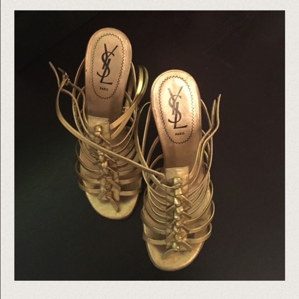 YSL Yves Saint Laurent Trybal Wedges